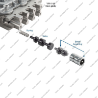Клапан регулировки блокировки гидротрансформатора бустерный (ремонтный)