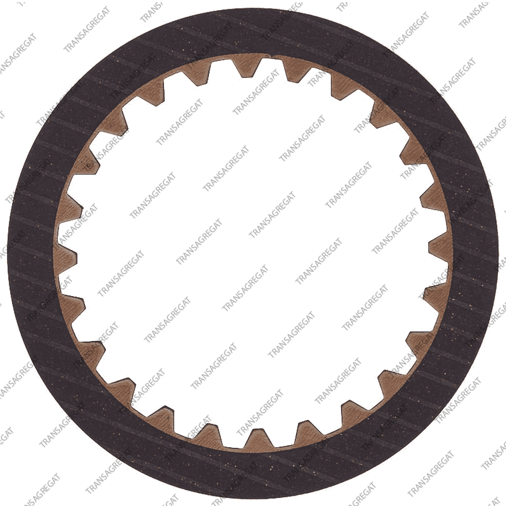 Фрикционный диск (111x1.6x24T) K3, K4 (односторонний, внутренние зубья)