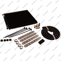 Радиатор охлаждения трансмиссии дополнительный (4.0L-6.0L, 280x305x20mm, под шланг 8.7mm)*