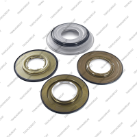 Комплект поршней (4шт., обрезиненные, контрпоршень C1 с вырезами внутри)*