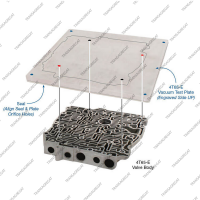 Комплект адаптерных пластин гидроблока для вакуумного тестера VACTEST-01K
