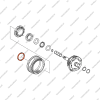 Шайба переднего планетарного редуктора малая (металлическая)