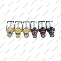 Комплект соленоидов (Gen 1, 6шт., 2008-up, черные разъемы)*