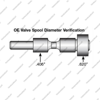 Клапан регулировки блокировки гидротрансформатора (ремонтный)