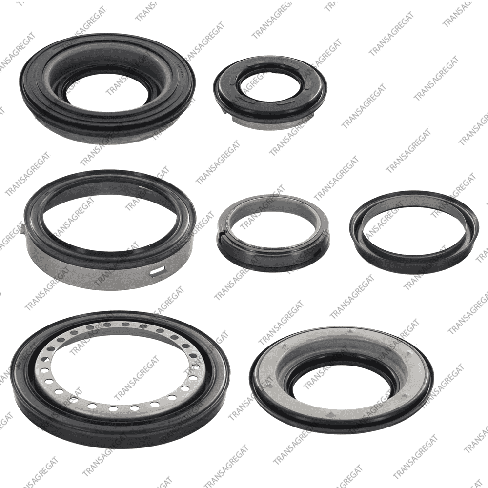 Комплект поршней (7шт., обрезиненные)