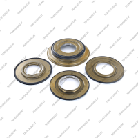 Комплект поршней (4шт., обрезиненные, контрпоршень C1 с вырезами внутри)*