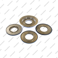 Комплект поршней (4шт., обрезиненные, контрпоршень C1 с вырезами внутри)*