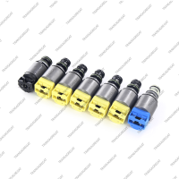 Комплект соленоидов (тип 3, 7 штук: 5 желтых, 1 синий, 1 черный)